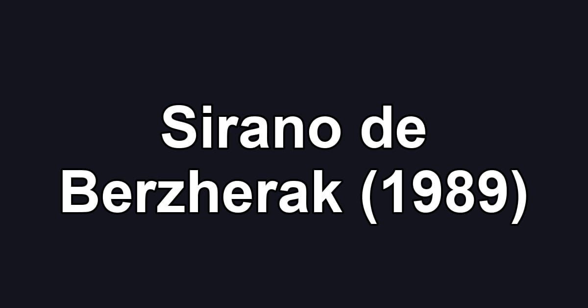 Sirano de Berzherak (1989)