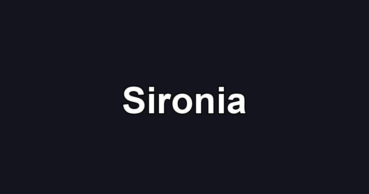 Sironia