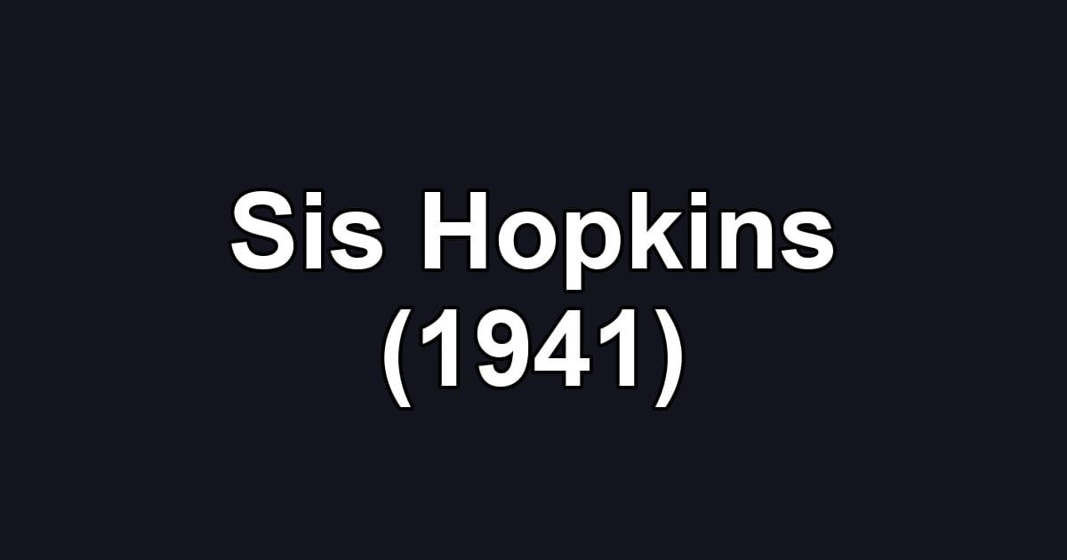 Sis Hopkins (1941)