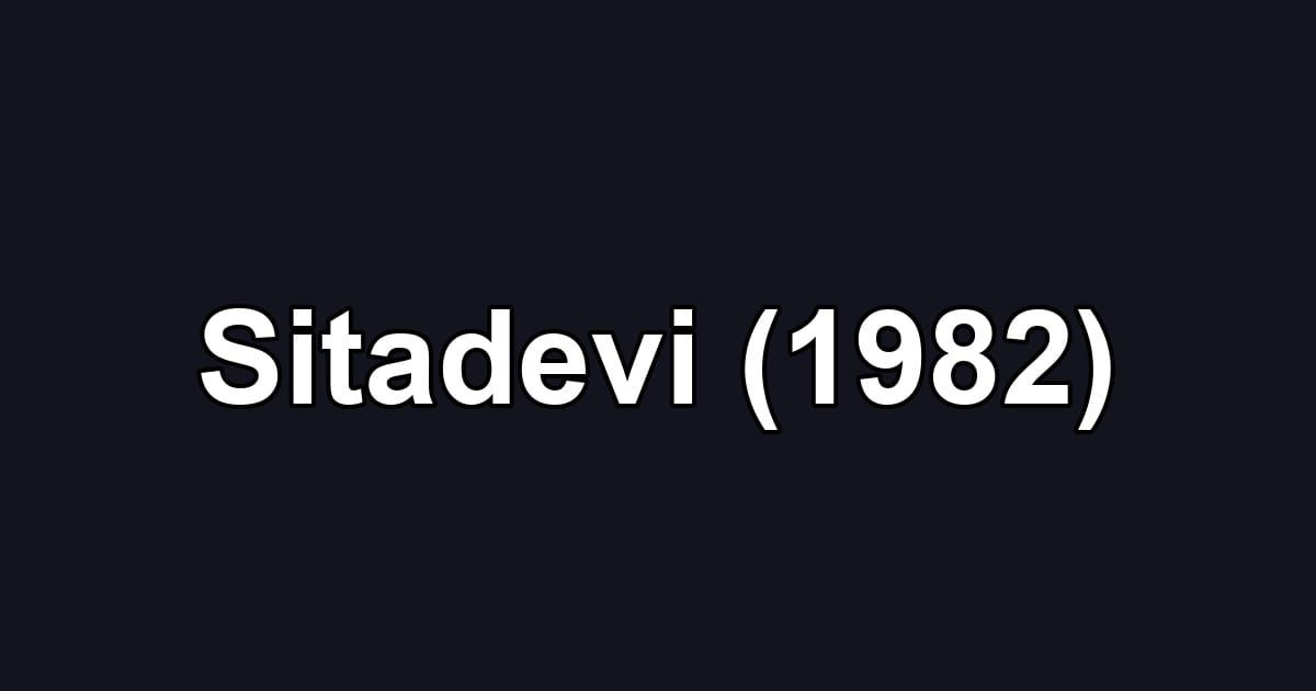 Sitadevi (1982)