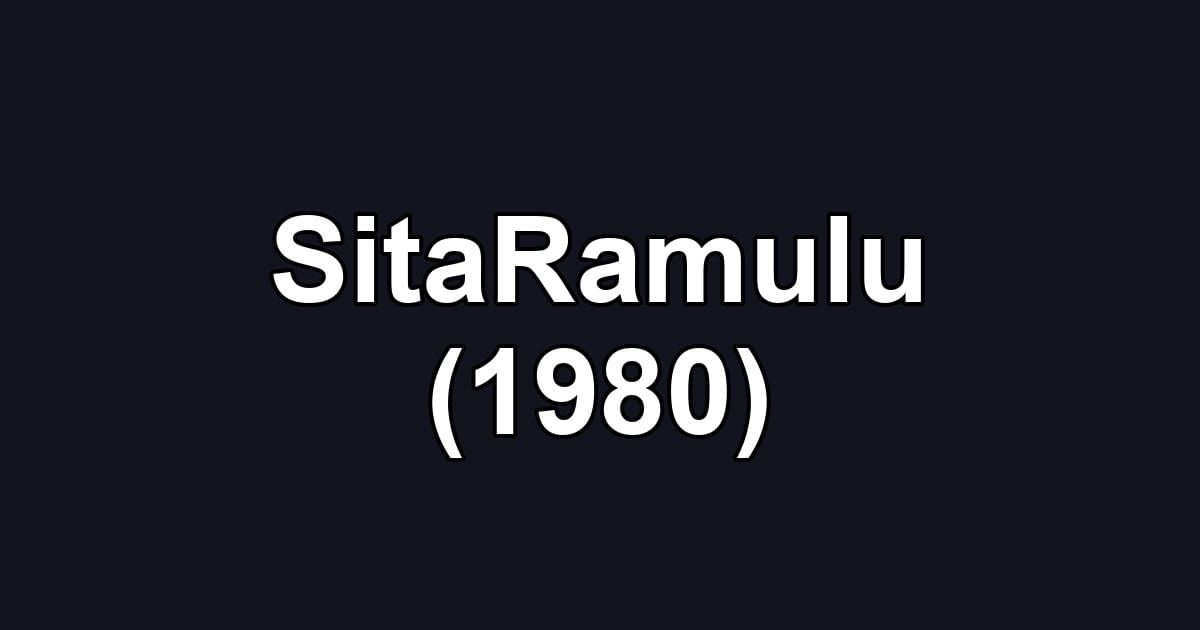 SitaRamulu (1980)