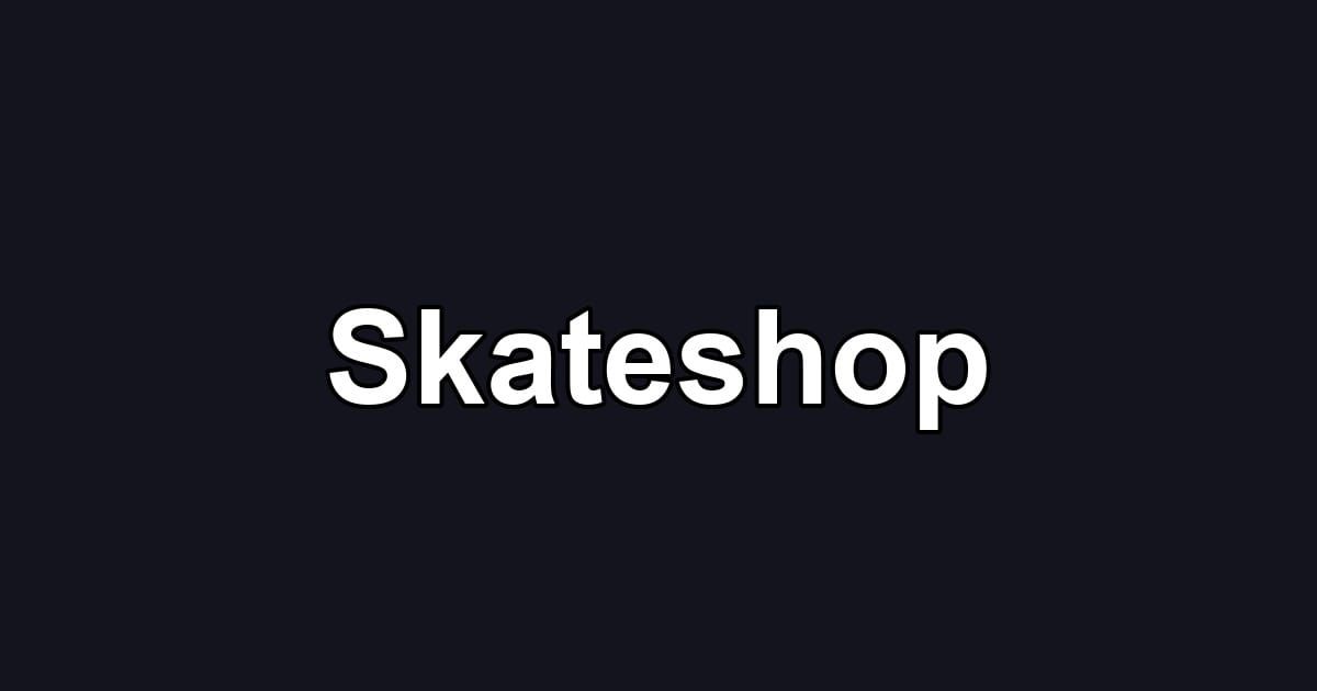 Skateshop