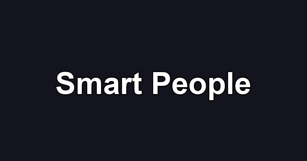 Smart People
