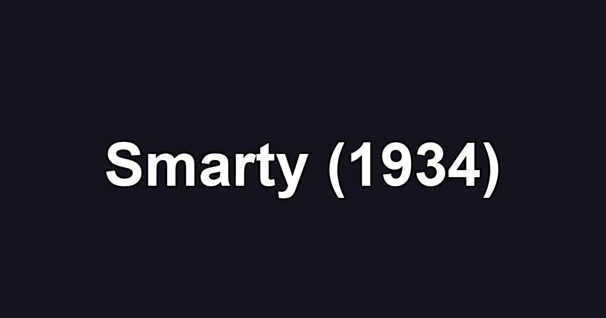 Smarty (1934)