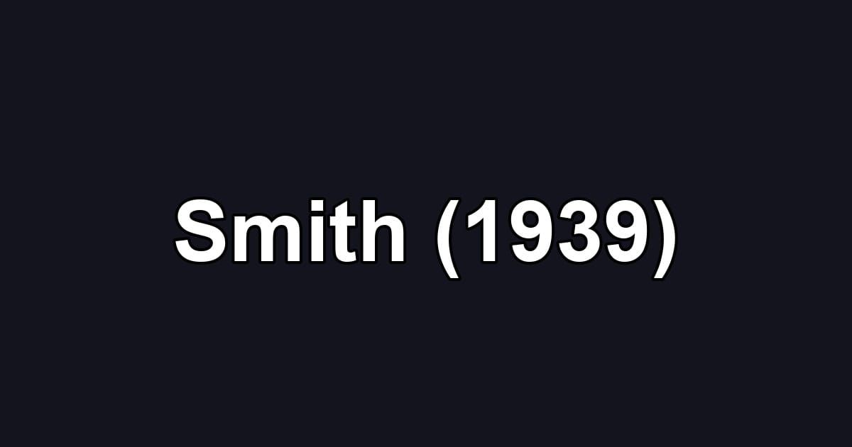 Smith (1939)