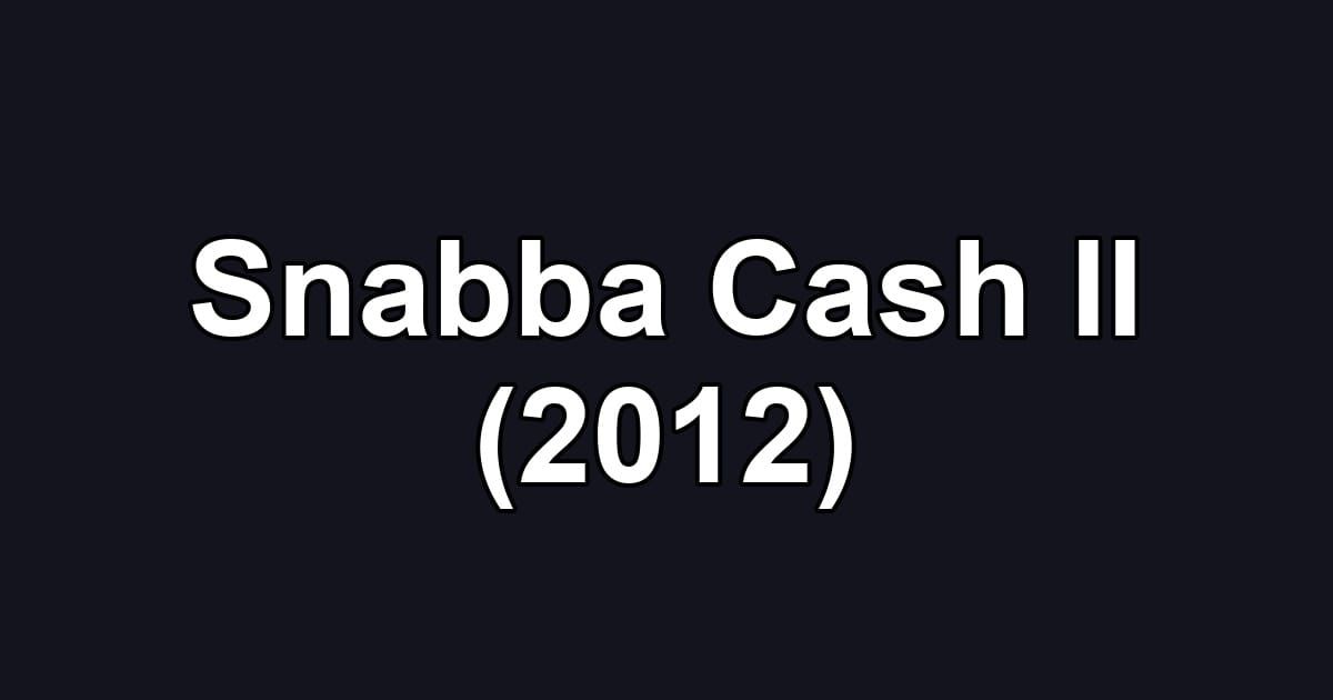 Snabba Cash II (2012)