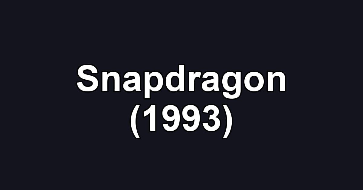 Snapdragon (1993)