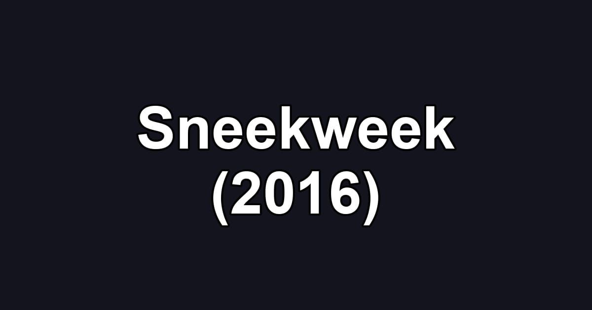 Sneekweek (2016)