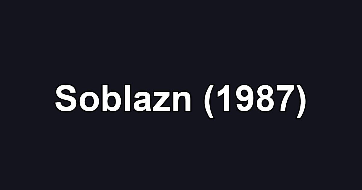 Soblazn (1987)