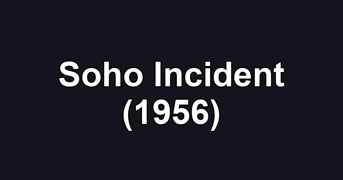 Soho Incident (1956)