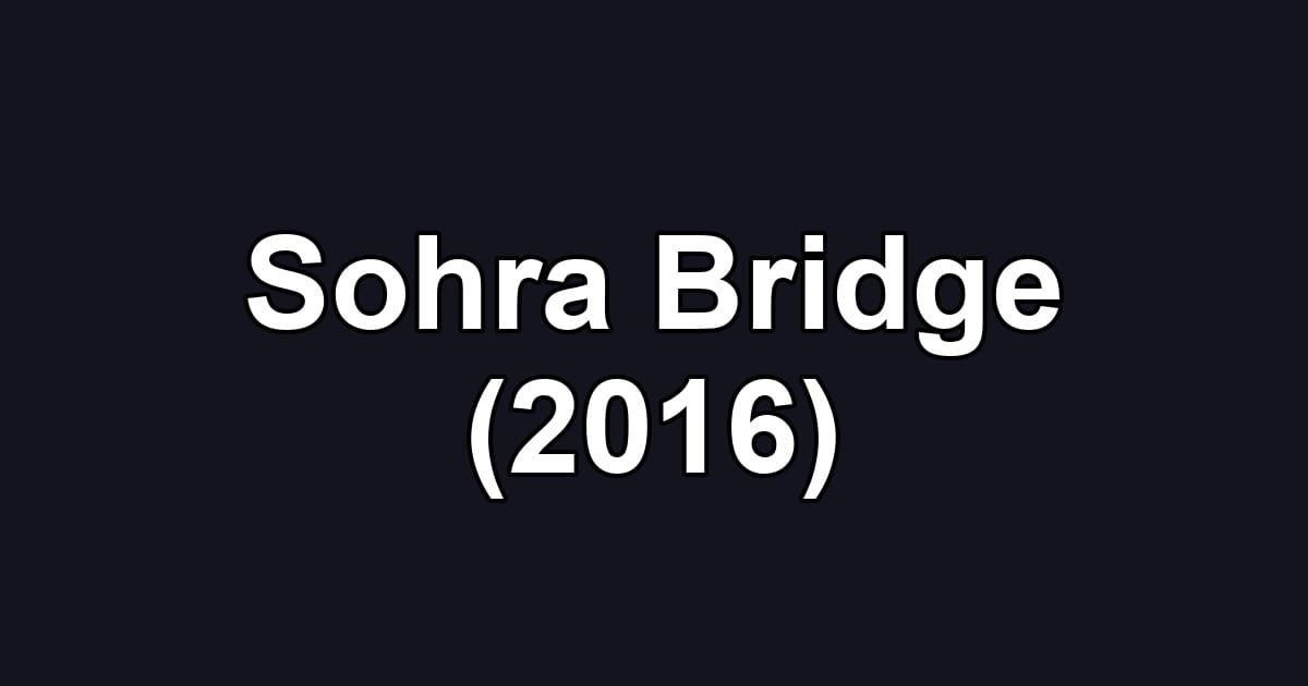 Sohra Bridge (2016)