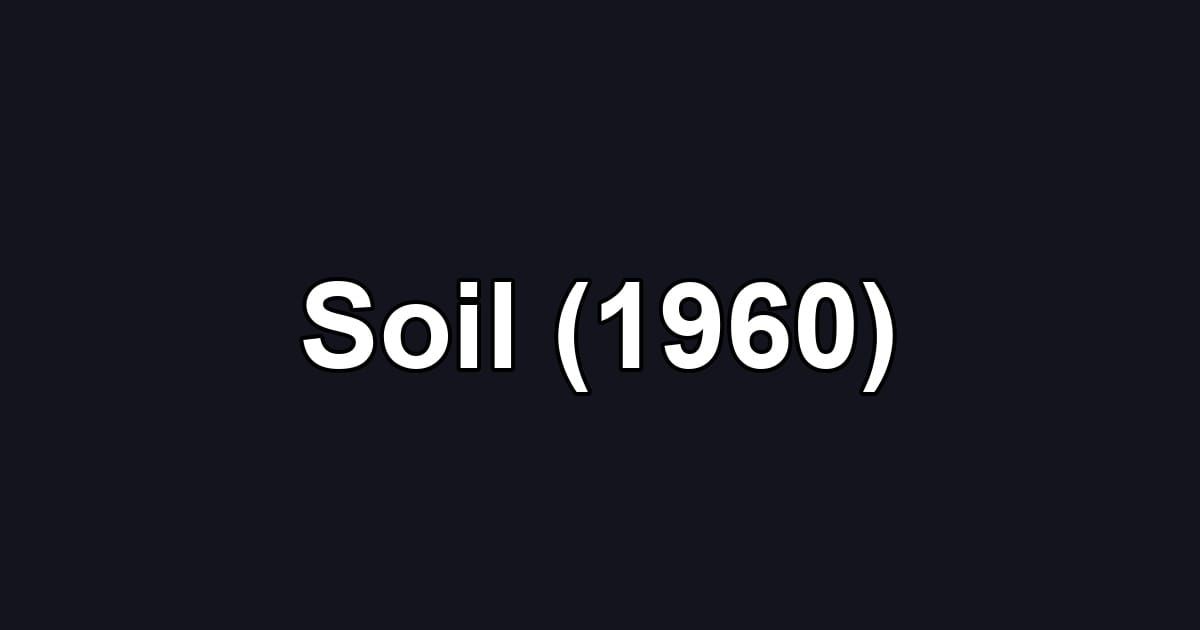 Soil (1960)