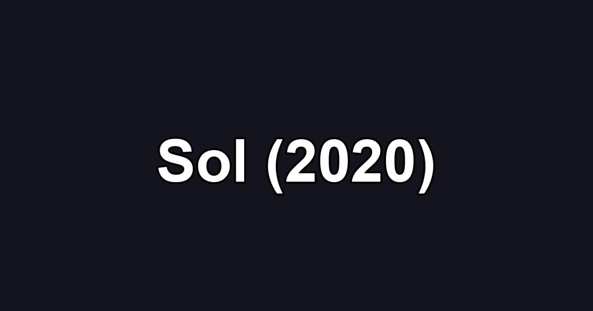 Sol (2020)