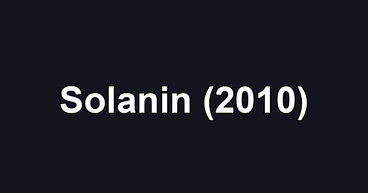 Solanin (2010)