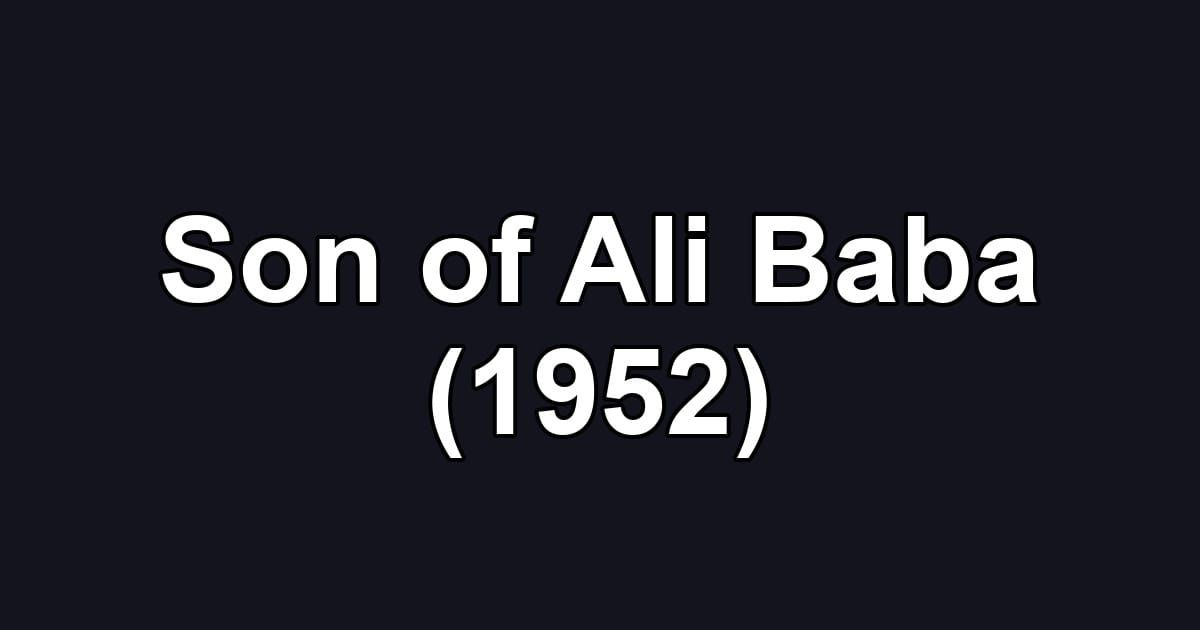 Son of Ali Baba (1952)