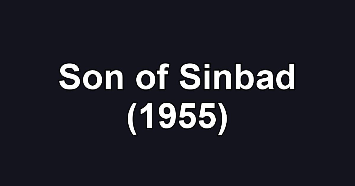 Son of Sinbad (1955)