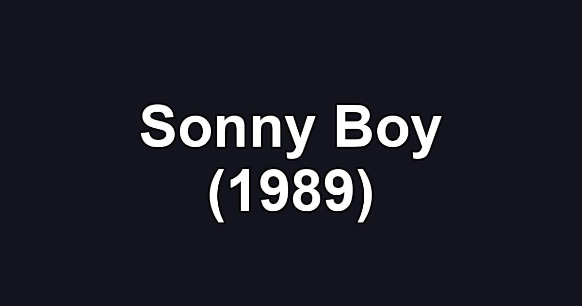 Sonny Boy (1989)