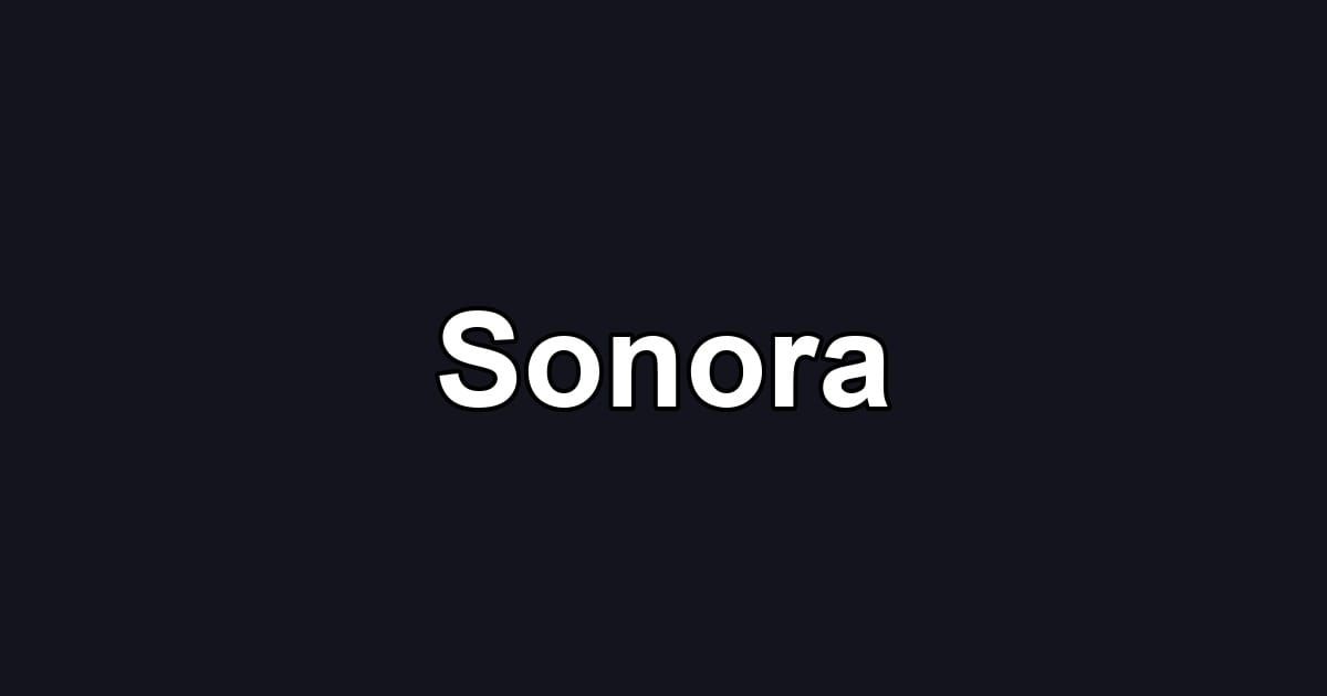 Sonora
