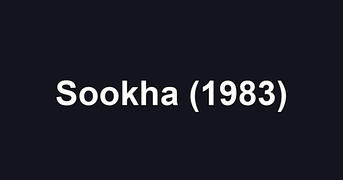 Sookha (1983)
