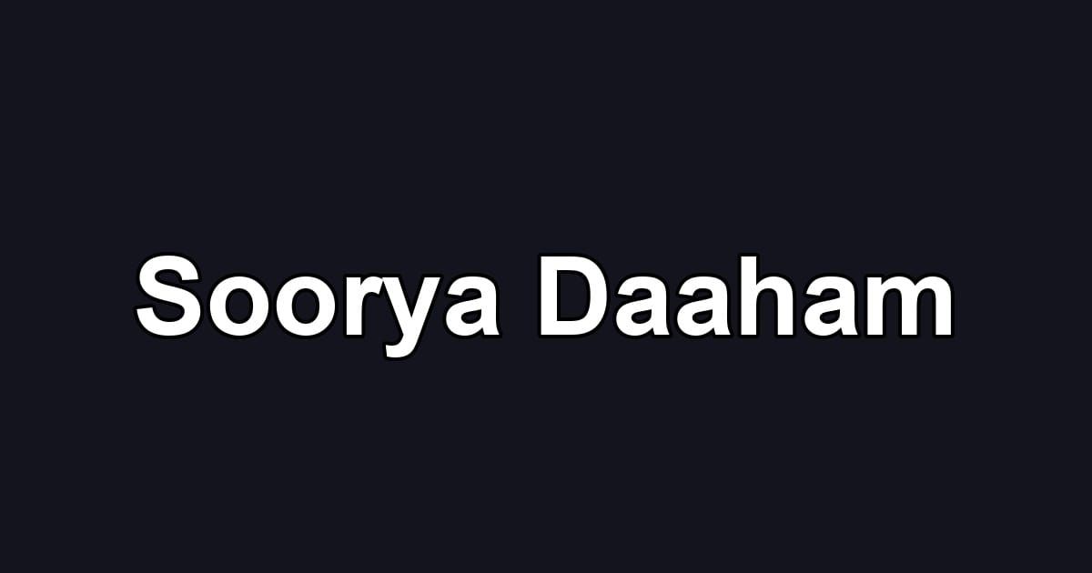Soorya Daaham