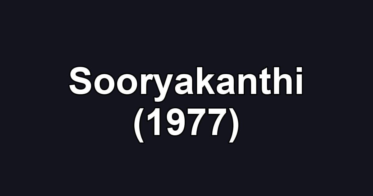 Sooryakanthi (1977)
