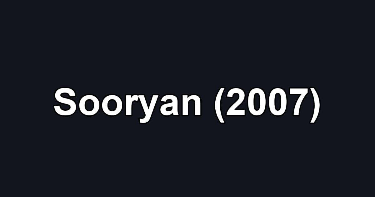 Sooryan (2007)