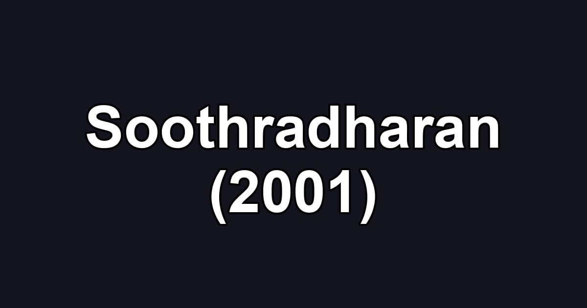 Soothradharan (2001)