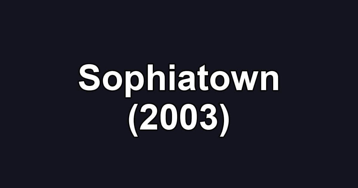 Sophiatown (2003)