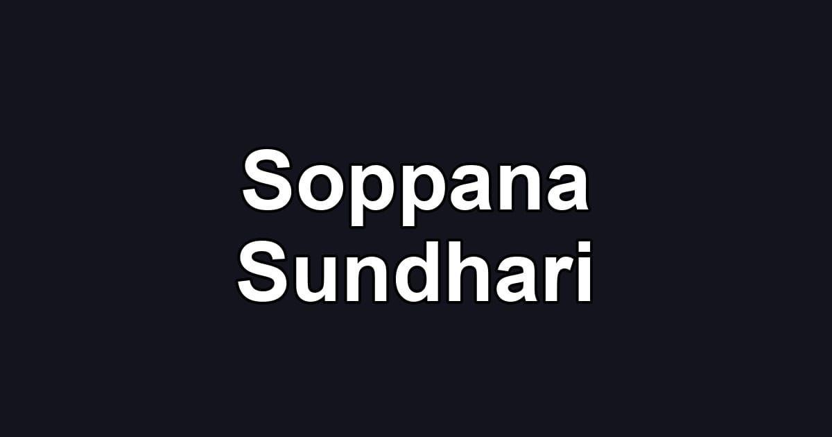 Soppana Sundhari