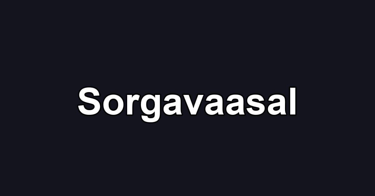 Sorgavaasal