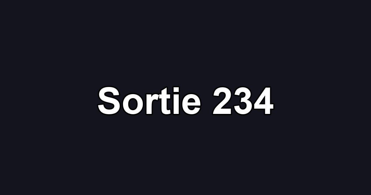 Sortie 234
