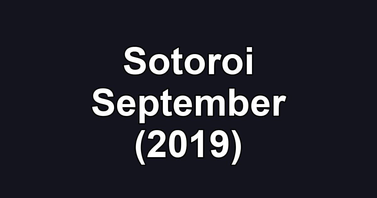 Sotoroi September (2019)