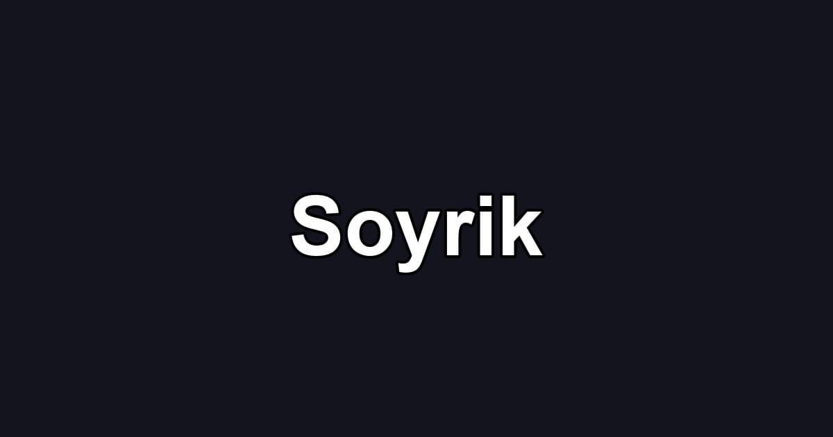 Soyrik