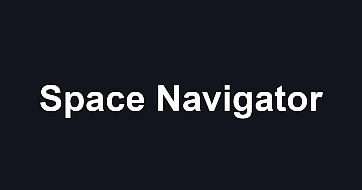 Space Navigator
