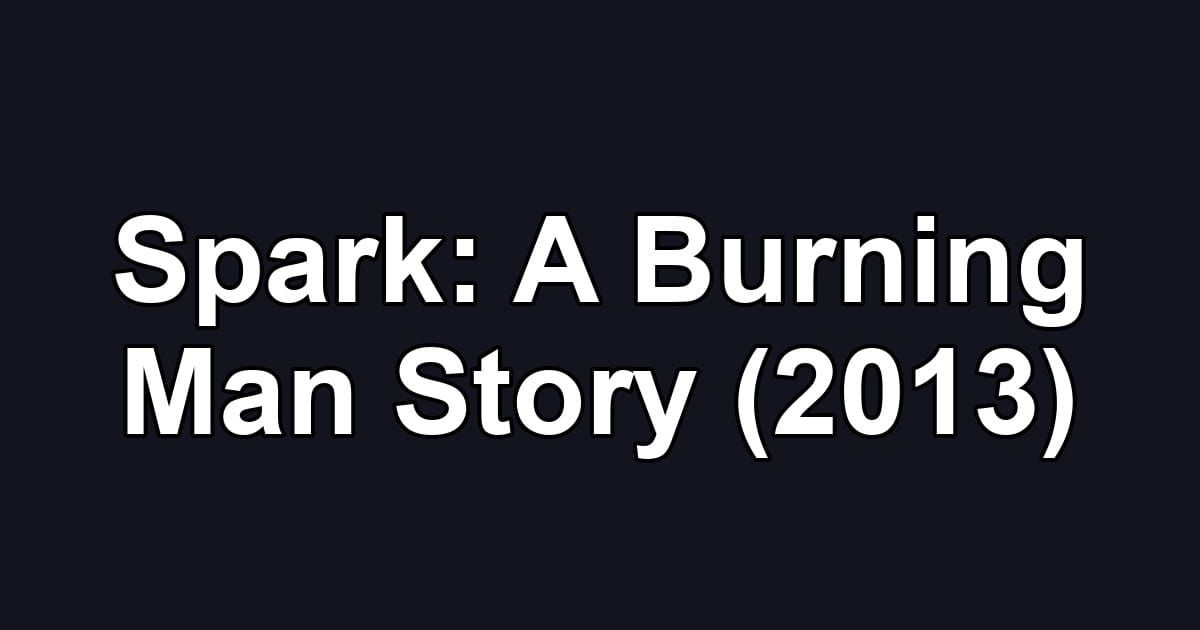 Spark: A Burning Man Story (2013)