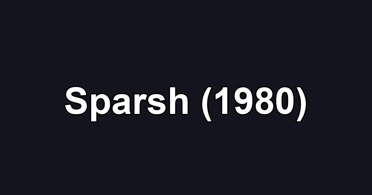 Sparsh (1980)