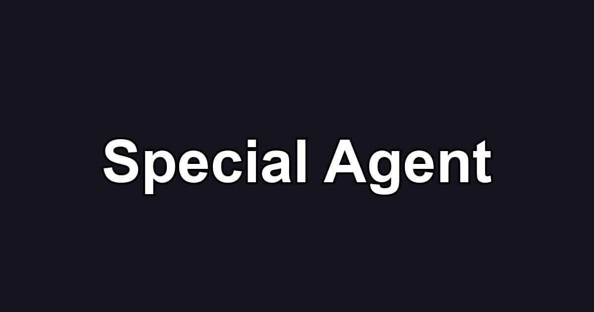 Special Agent