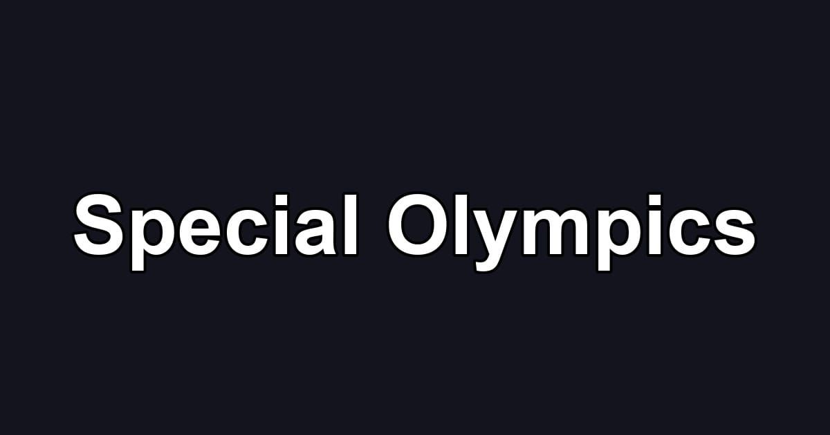 Special Olympics
