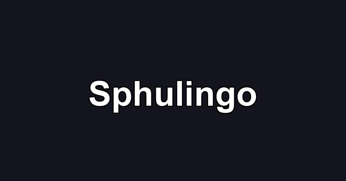 Sphulingo