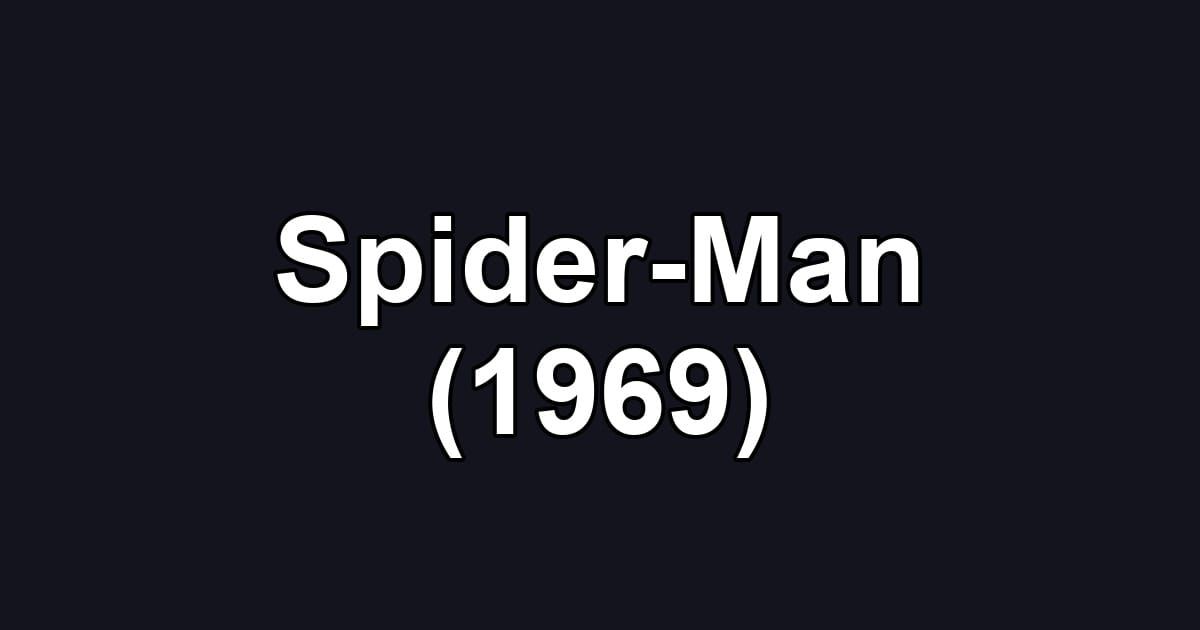 Spider-Man (1969)