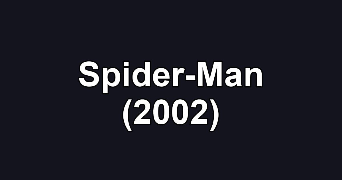 Spider-Man (2002)