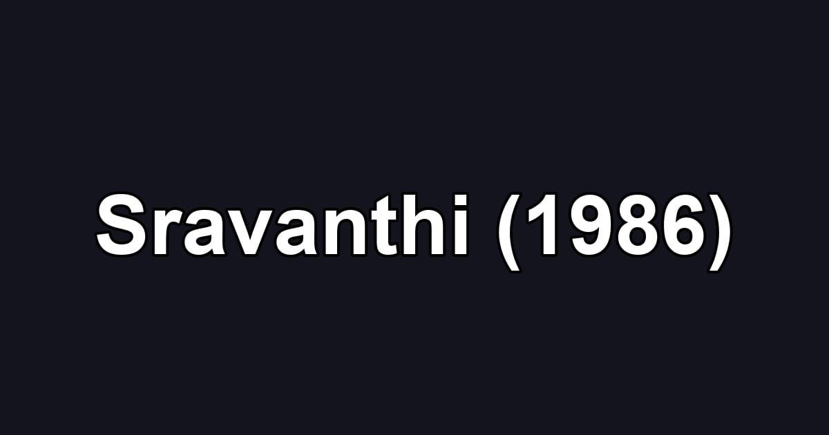 Sravanthi (1986)