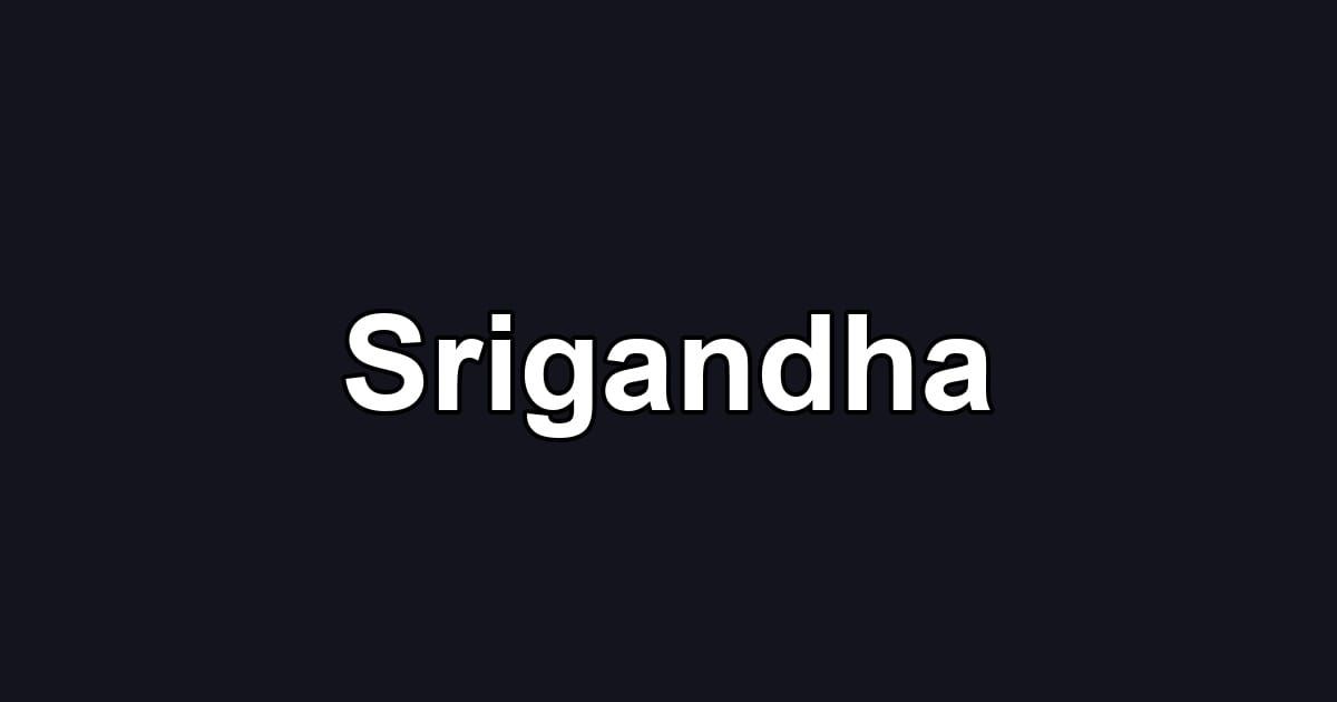 Srigandha