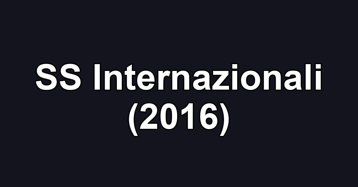 SS Internazionali (2016)