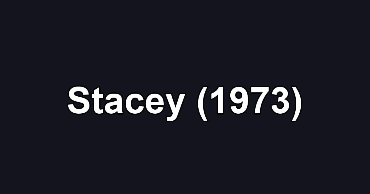 Stacey (1973)