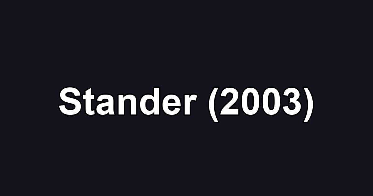 Stander (2003)