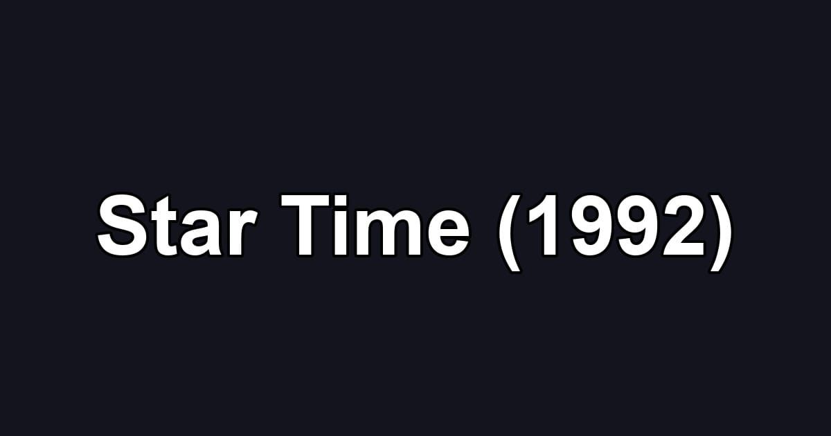 Star Time (1992)