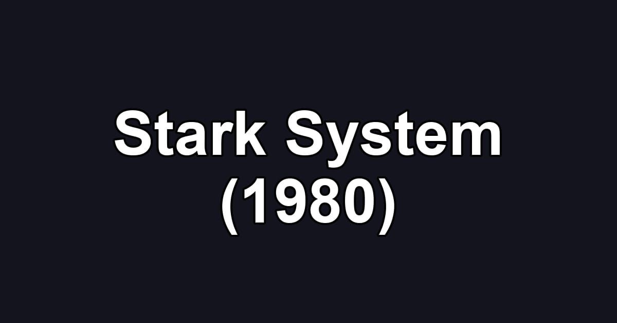 Stark System (1980)