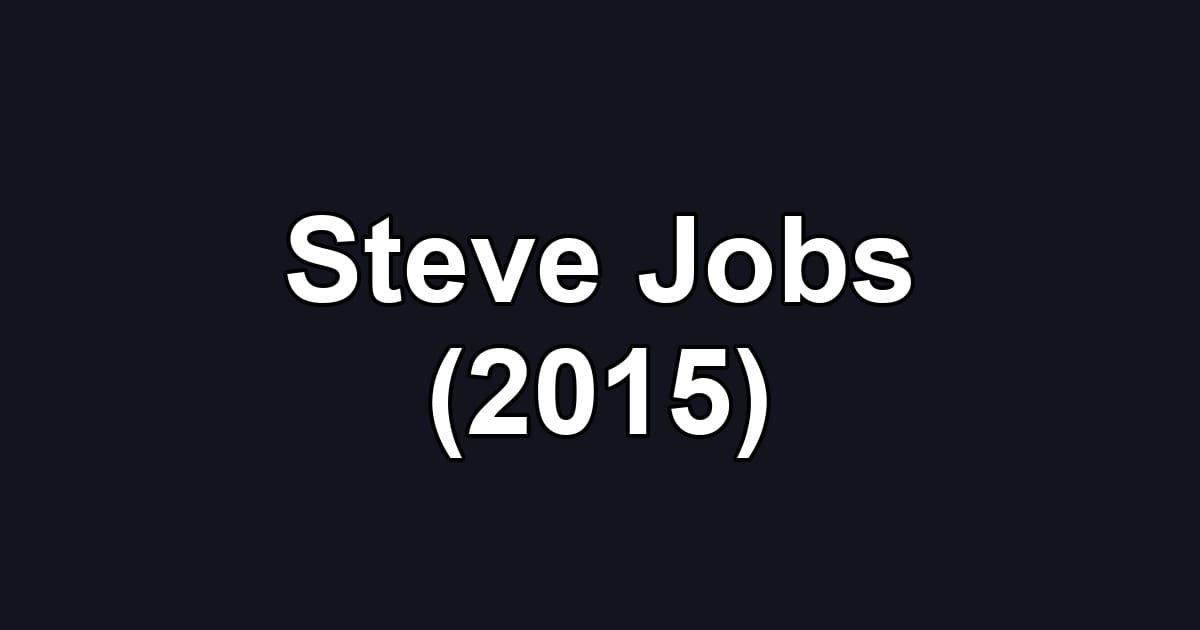 Steve Jobs (2015)