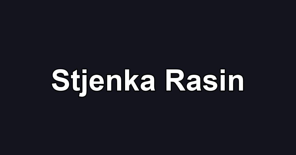 Stjenka Rasin